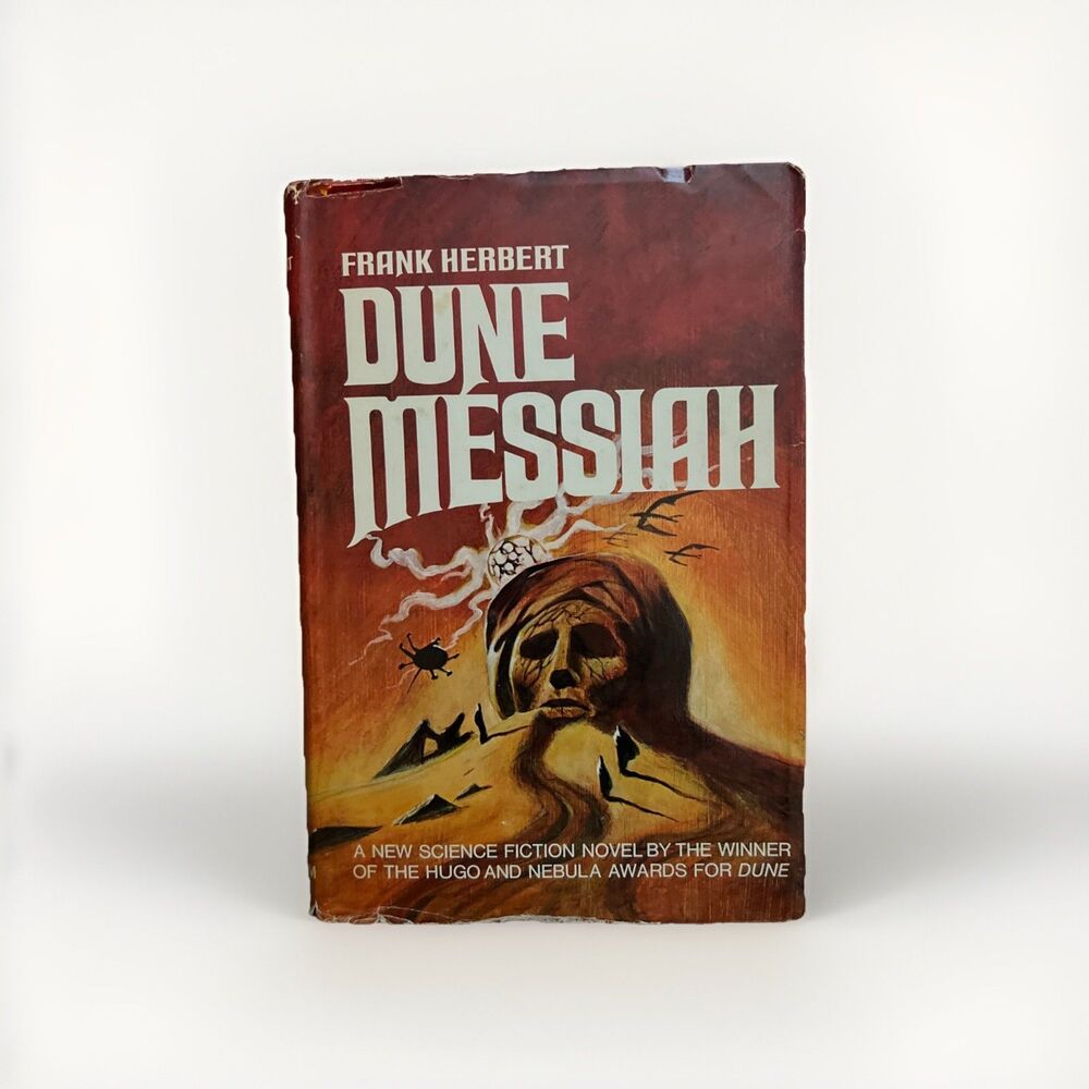 Dune Messiah By Frank Herbert 1969 BCE HCDJ Gutter code H38